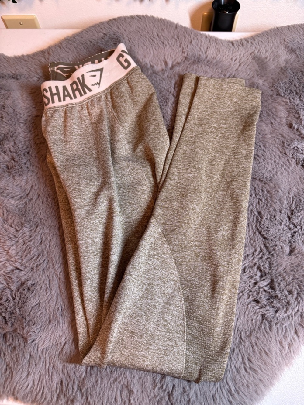 Gymshark Green Logo Waistband Leggings Size XS